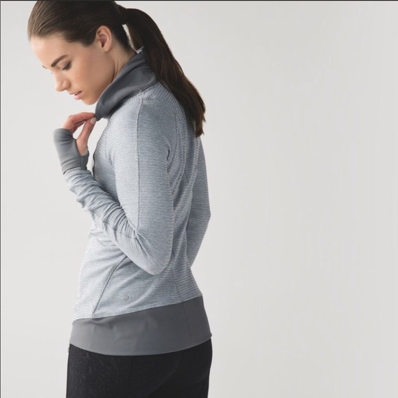 Lululemon 12 Runderful 1/2 Zip Pullover Grey RULU - Picture 9 of 14